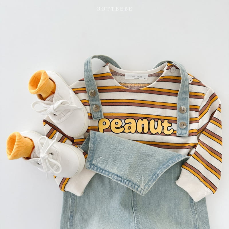 Oott Bebe - Korean Children Fashion - #magicofchildhood - Peanut Slit Sweatshirt - 7