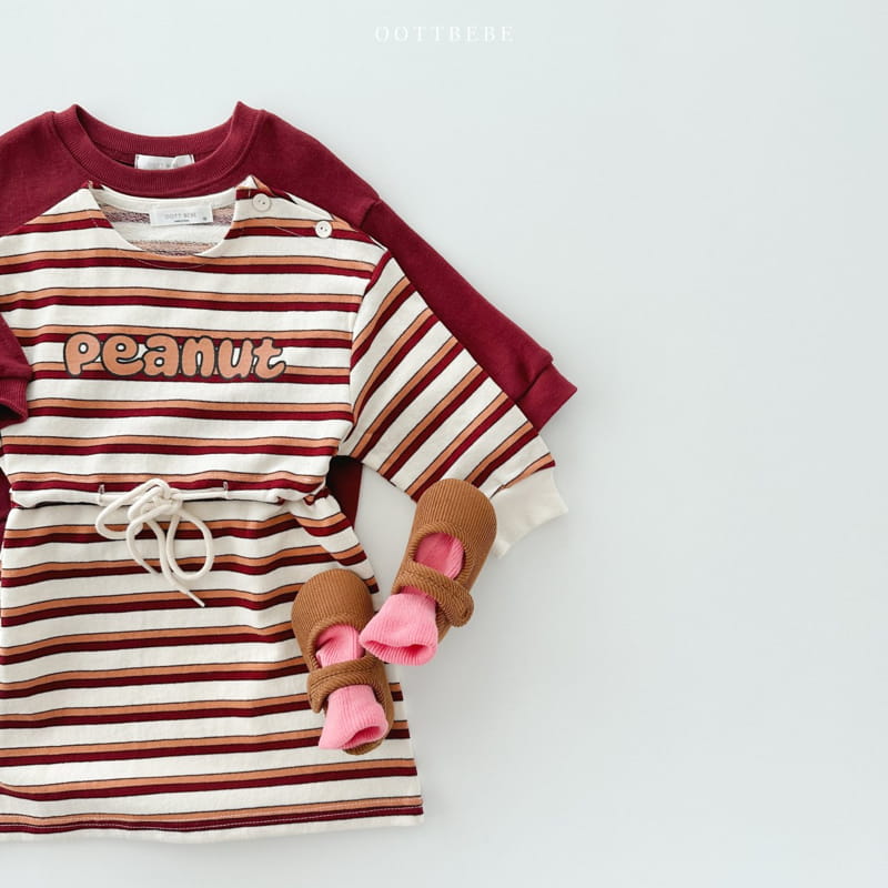 Oott Bebe - Korean Children Fashion - #minifashionista - Peanut Slit One-piece - 9