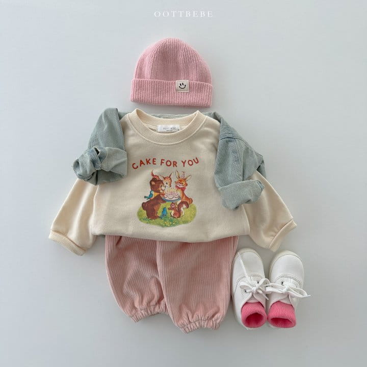 Oott Bebe - Korean Children Fashion - #minifashionista - Cake For U Sweatshirt - 7