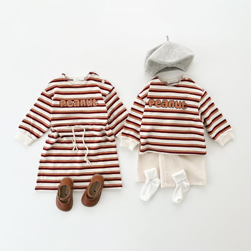 Oott Bebe - Korean Children Fashion - #todddlerfashion - Peanut Slit Sweatshirt - 10