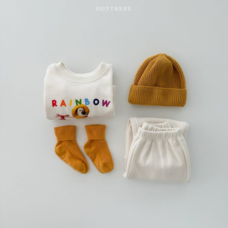 Oott Bebe - Korean Children Fashion - #toddlerclothing - Friends Top Bottom Set - 6