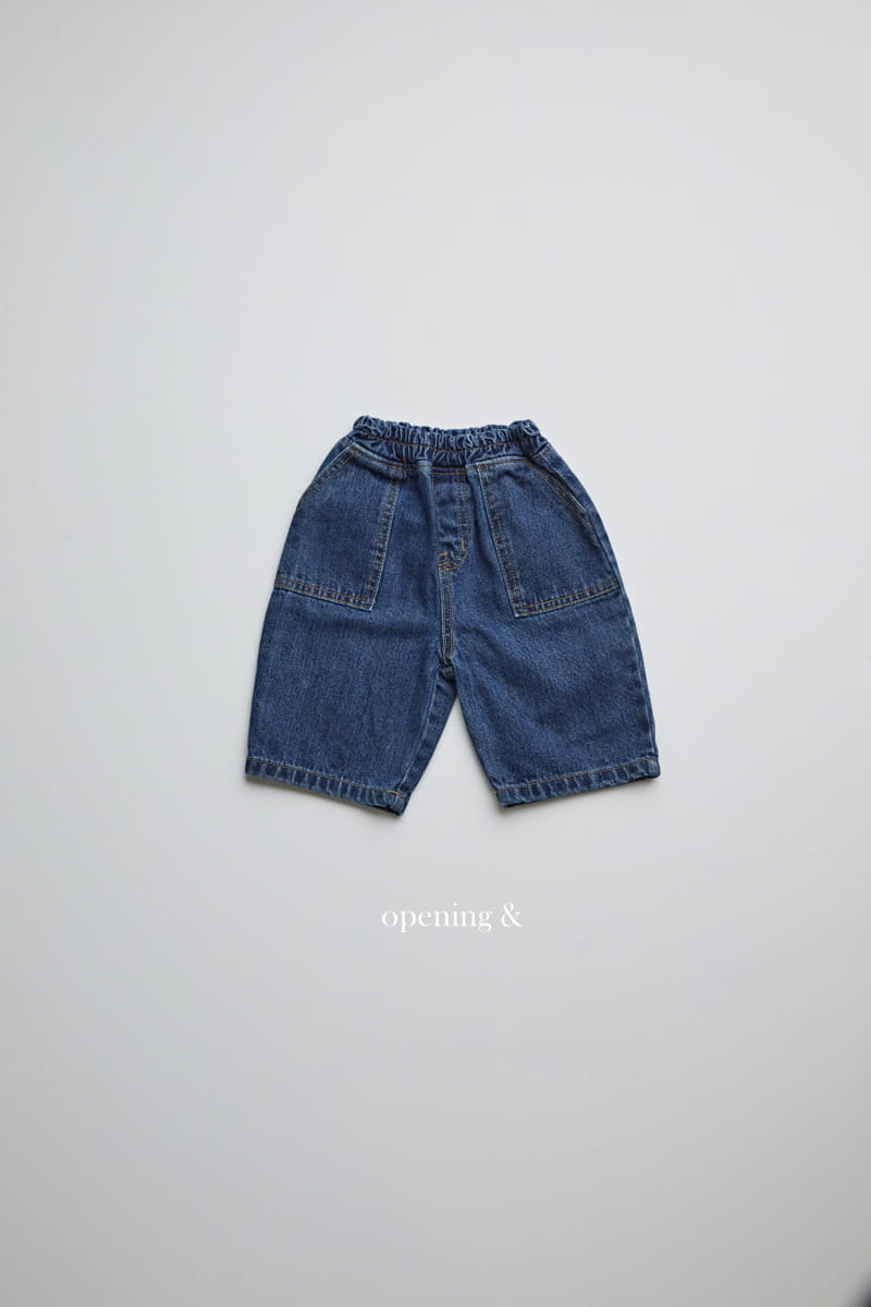 Opening & - Korean Children Fashion - #Kfashion4kids - Stitch Pocket Pants - 9