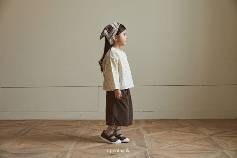 Opening & - Korean Children Fashion - #childofig - Wide Pants - 8