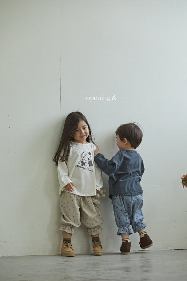 Opening & - Korean Children Fashion - #prettylittlegirls - Panda Family Tee - 4