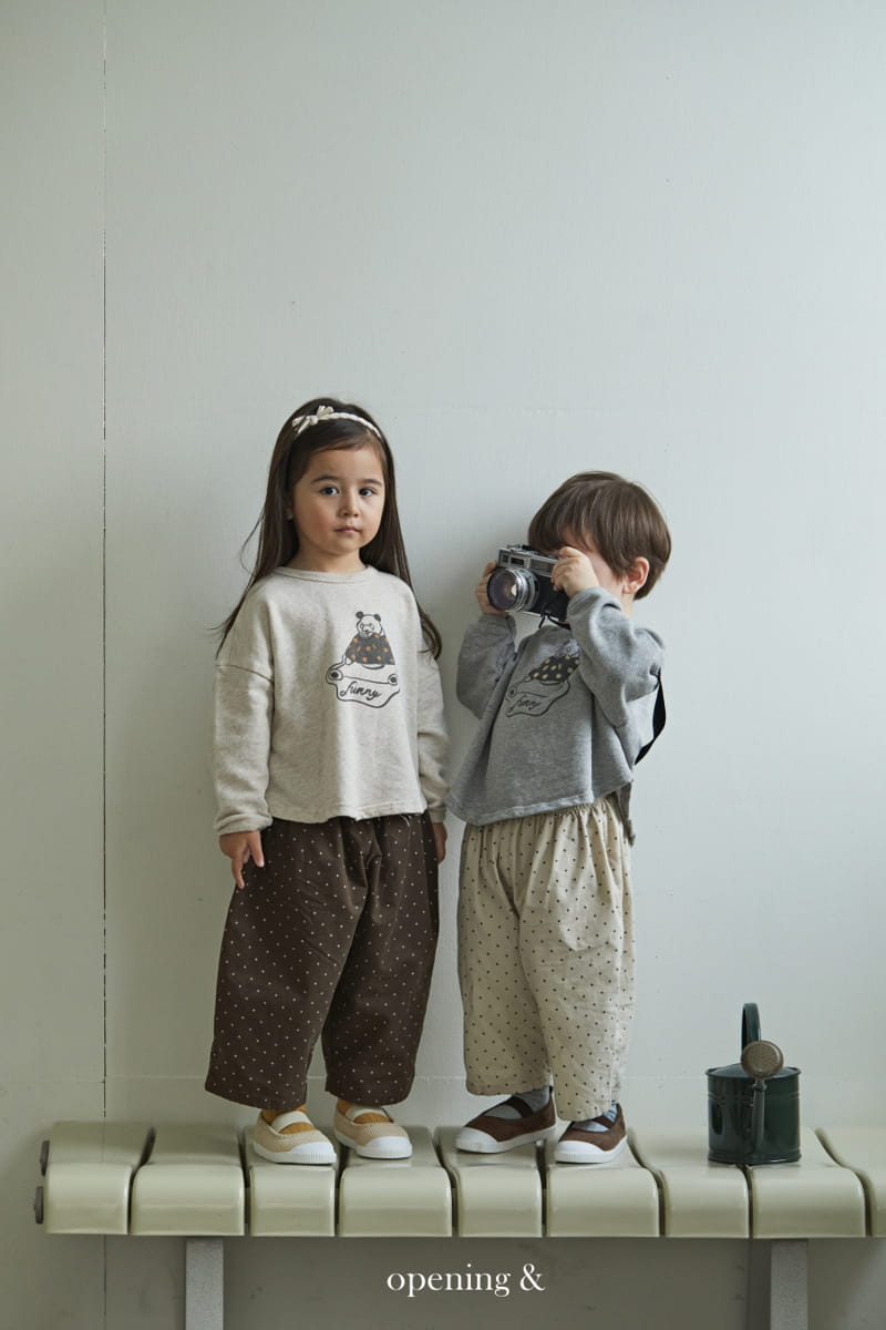 Opening & - Korean Children Fashion - #designkidswear - Soft Pants - 8