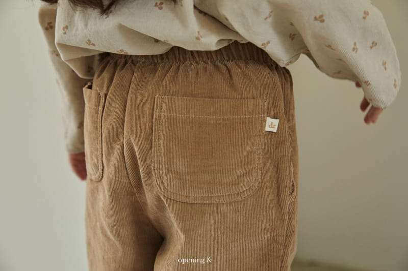 Opening & - Korean Children Fashion - #discoveringself - Ane Corduroy Pants - 6