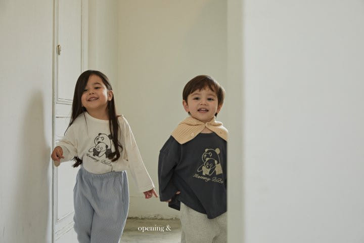 Opening & - Korean Children Fashion - #fashionkids - Panda Family Tee - 9