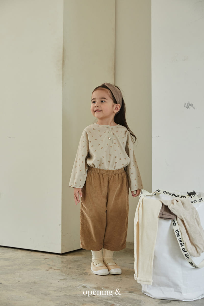 Opening & - Korean Children Fashion - #fashionkids - Ane Corduroy Pants - 7