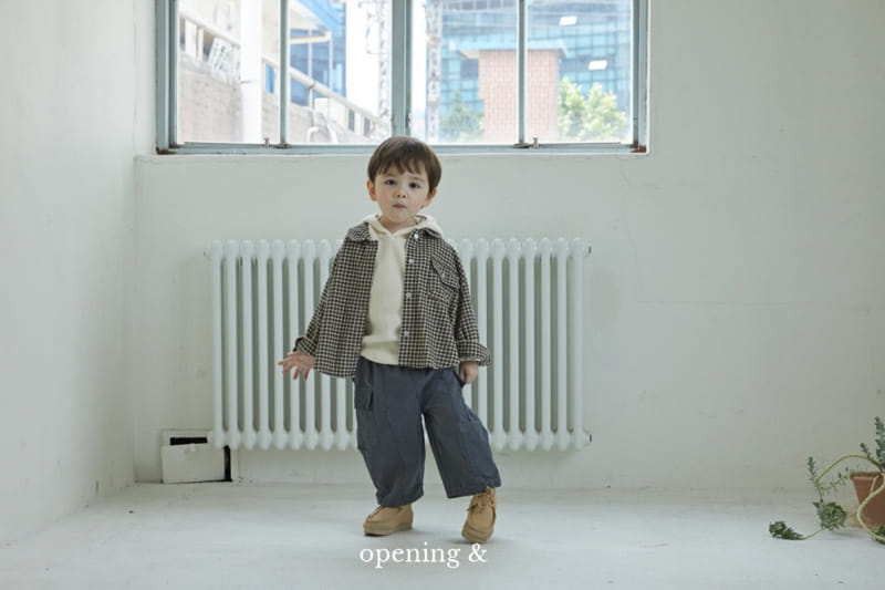 Opening & - Korean Children Fashion - #fashionkids - Roban Check Shirt - 2