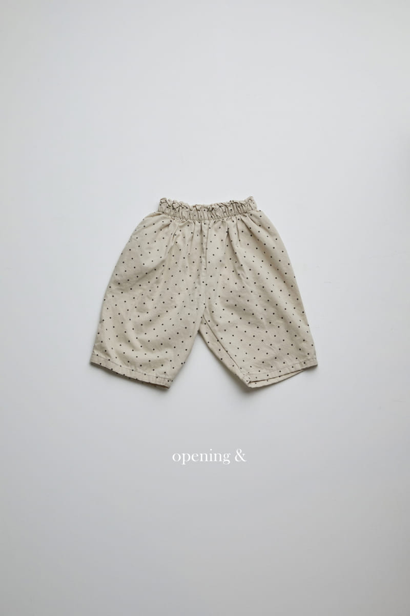 Opening & - Korean Children Fashion - #kidsshorts - Soft Pants - 11