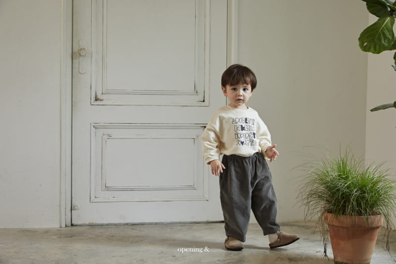 Opening & - Korean Children Fashion - #kidsshorts - Ane Corduroy Pants - 8