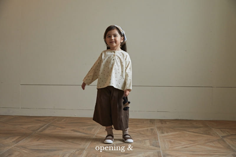 Opening & - Korean Children Fashion - #kidzfashiontrend - Wide Pants