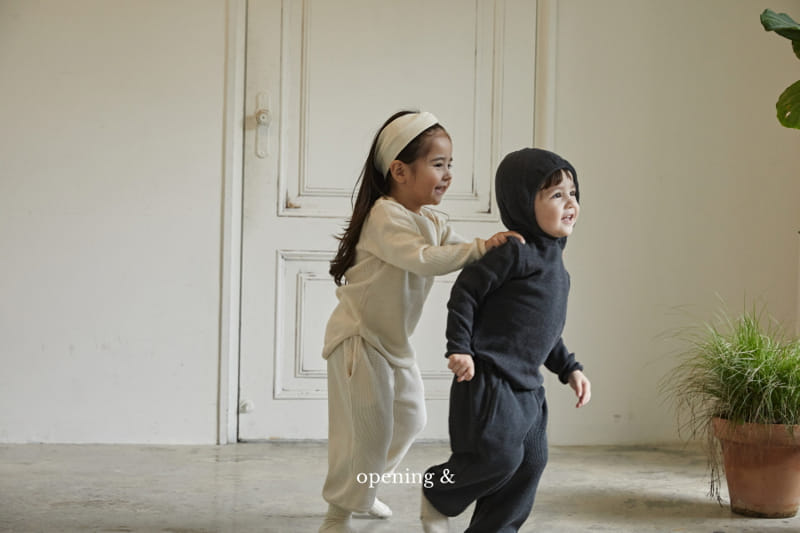 Opening & - Korean Children Fashion - #magicofchildhood - Original Waffle Pants - 5