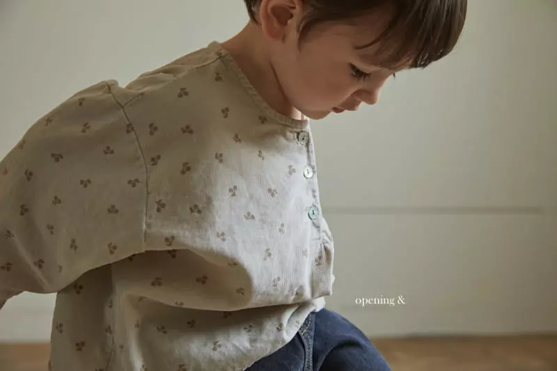 Opening & - Korean Children Fashion - #magicofchildhood - Cherrry Blouse - 9