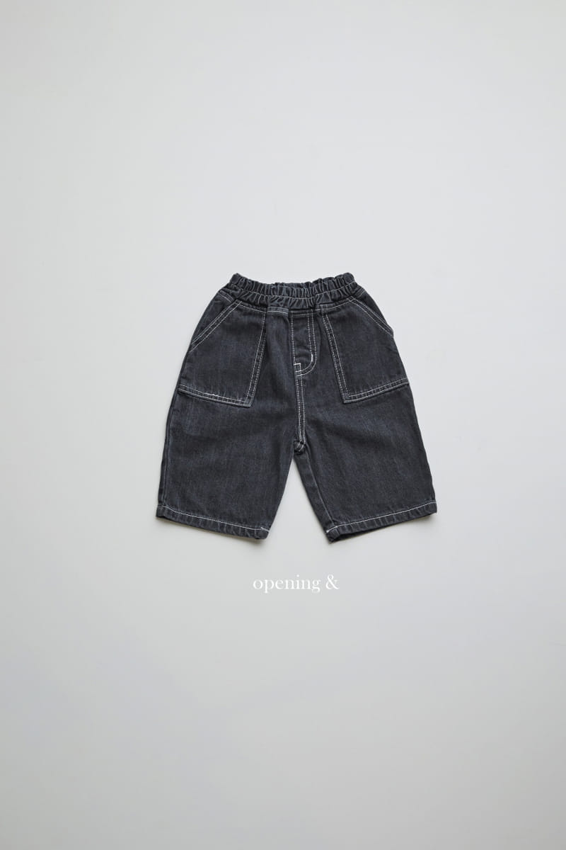 Opening & - Korean Children Fashion - #minifashionista - Stitch Pocket Pants - 12