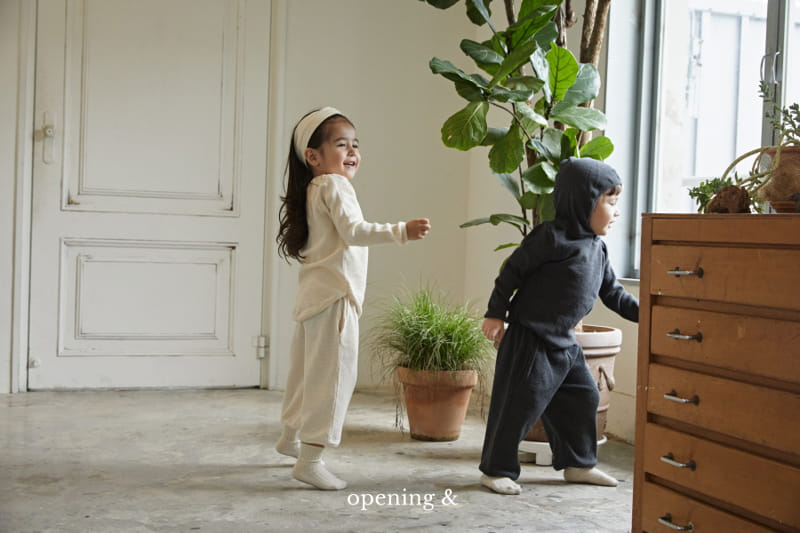 Opening & - Korean Children Fashion - #minifashionista - Original Waffle Pants - 6