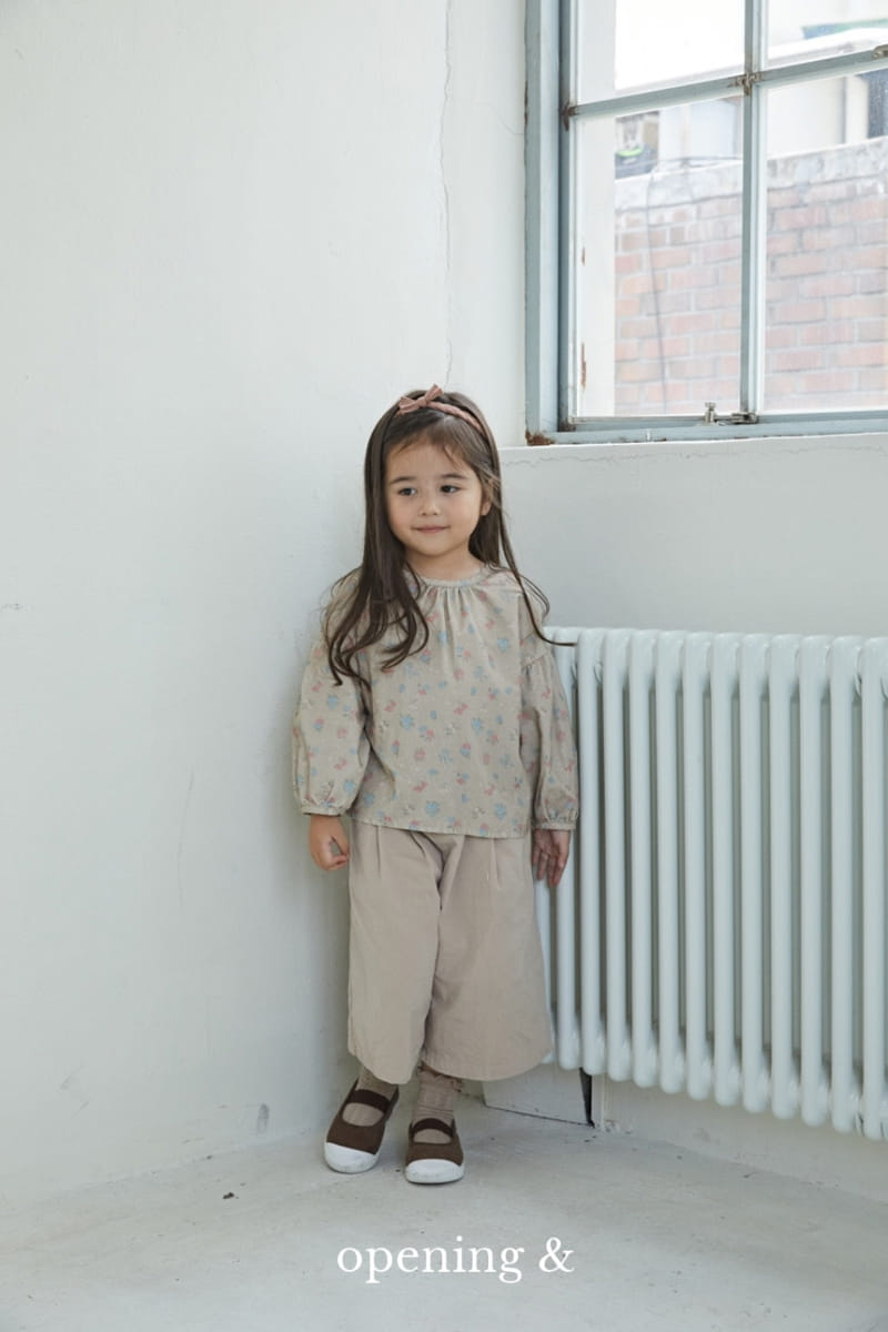 Opening & - Korean Children Fashion - #minifashionista - Wide Pants - 5