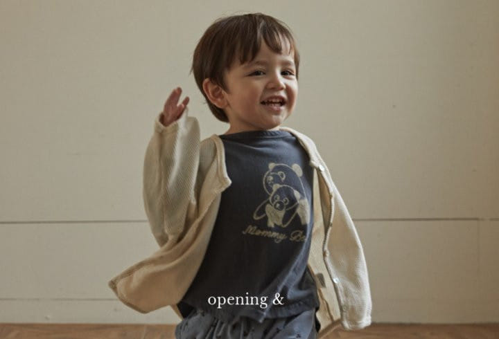 Opening & - Korean Children Fashion - #minifashionista - Panda Family Tee - 2