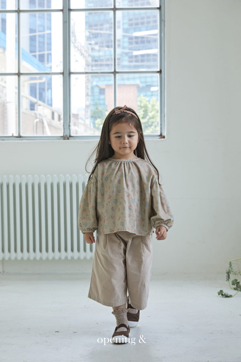Opening & - Korean Children Fashion - #prettylittlegirls - Wide Pants - 6