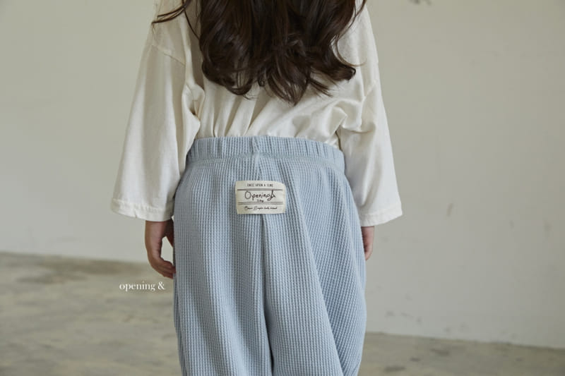 Opening & - Korean Children Fashion - #prettylittlegirls - Butter Waffle Pants - 5