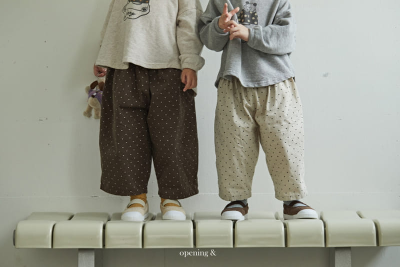 Opening & - Korean Children Fashion - #minifashionista - Soft Pants - 4