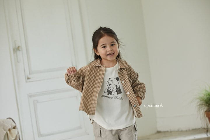 Opening & - Korean Children Fashion - #prettylittlegirls - Panda Family Tee - 3