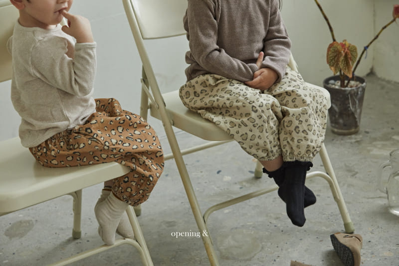 Opening & - Korean Children Fashion - #prettylittlegirls - Leopard Pants - 8