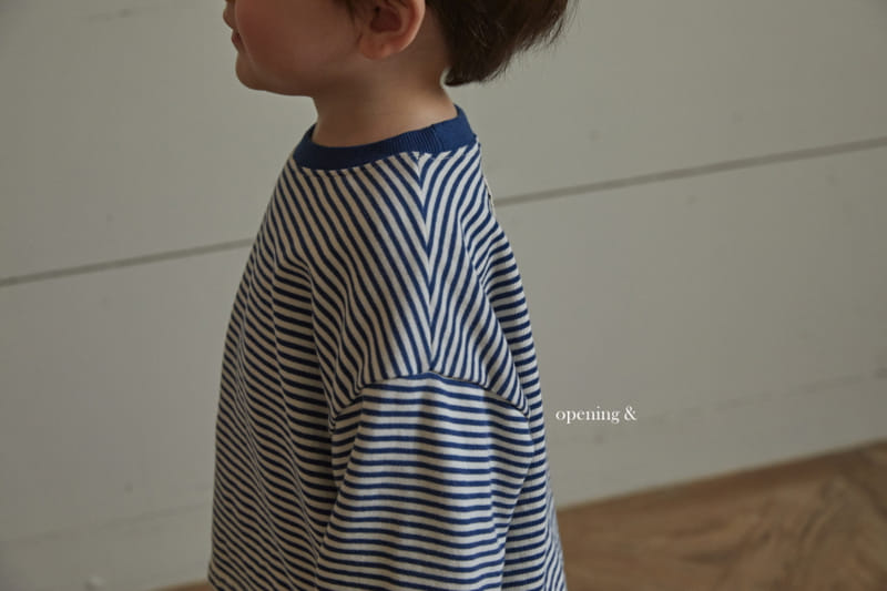 Opening & - Korean Children Fashion - #prettylittlegirls - Jerry Stripes Tee - 7