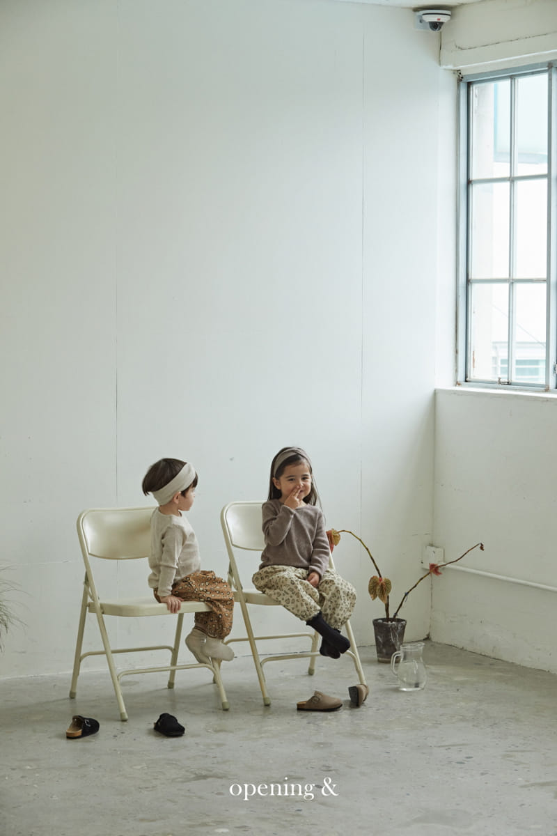 Opening & - Korean Children Fashion - #stylishchildhood - Leopard Pants - 11