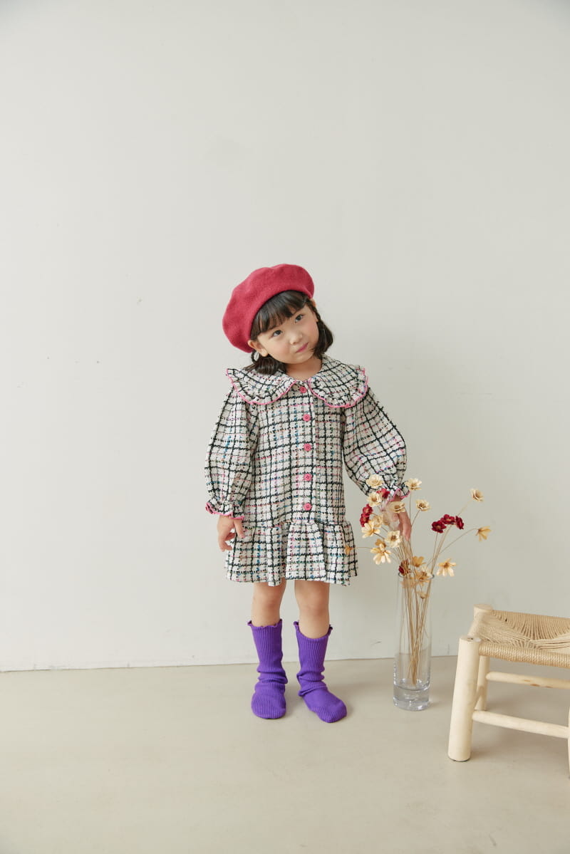 Orange Mom - Korean Children Fashion - #Kfashion4kids - Twid One-piece - 5