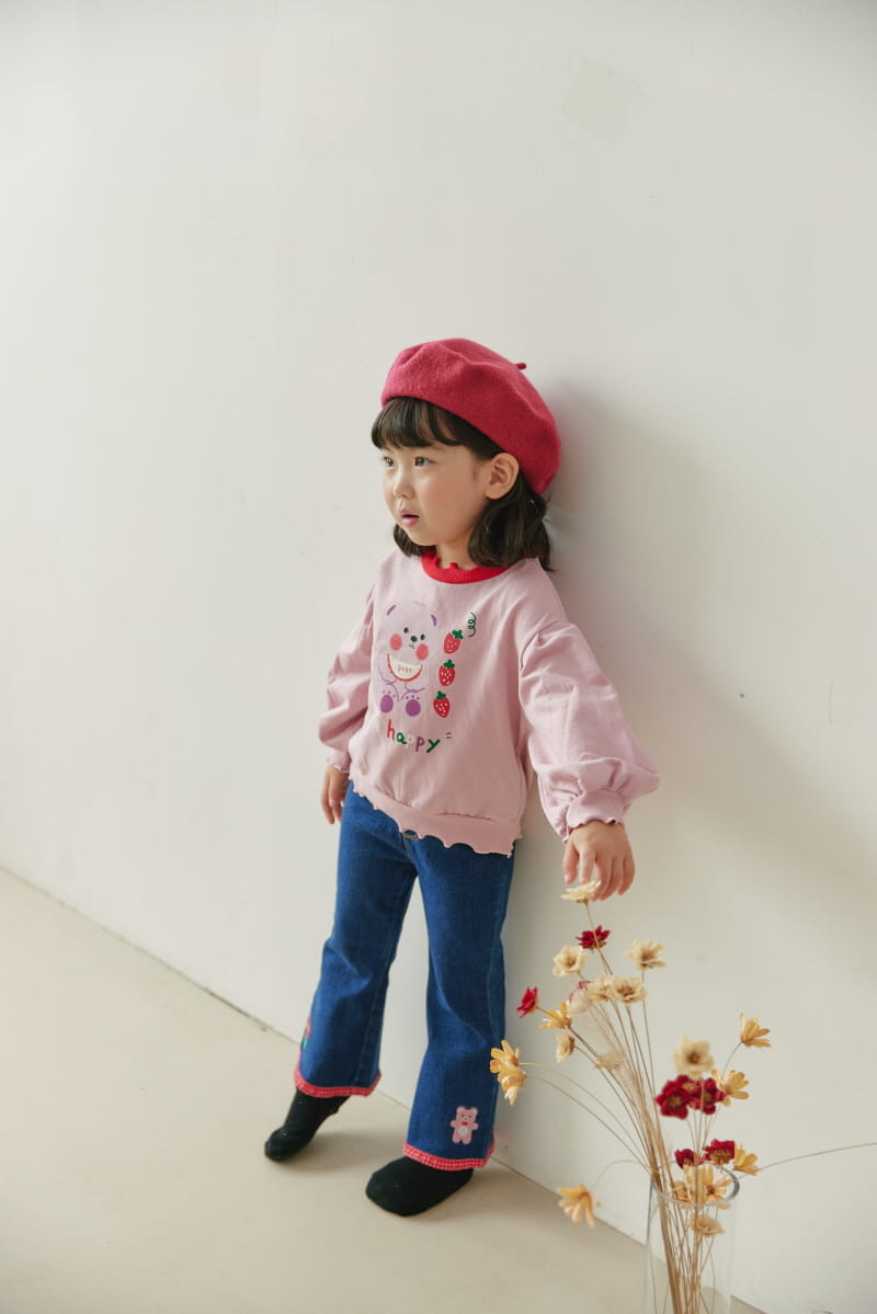 Orange Mom - Korean Children Fashion - #Kfashion4kids - Color Bear Pants - 3