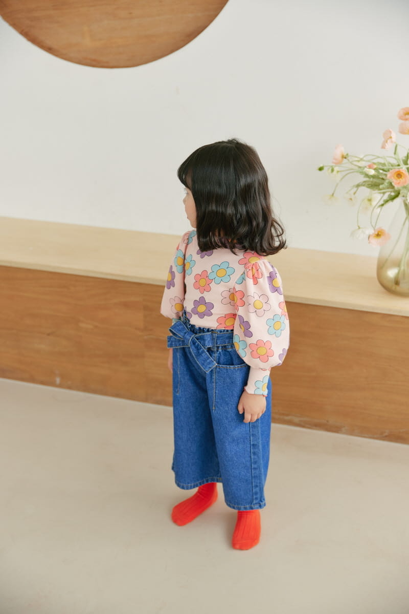 Orange Mom - Korean Children Fashion - #Kfashion4kids - Ribbon Belt Pants - 2