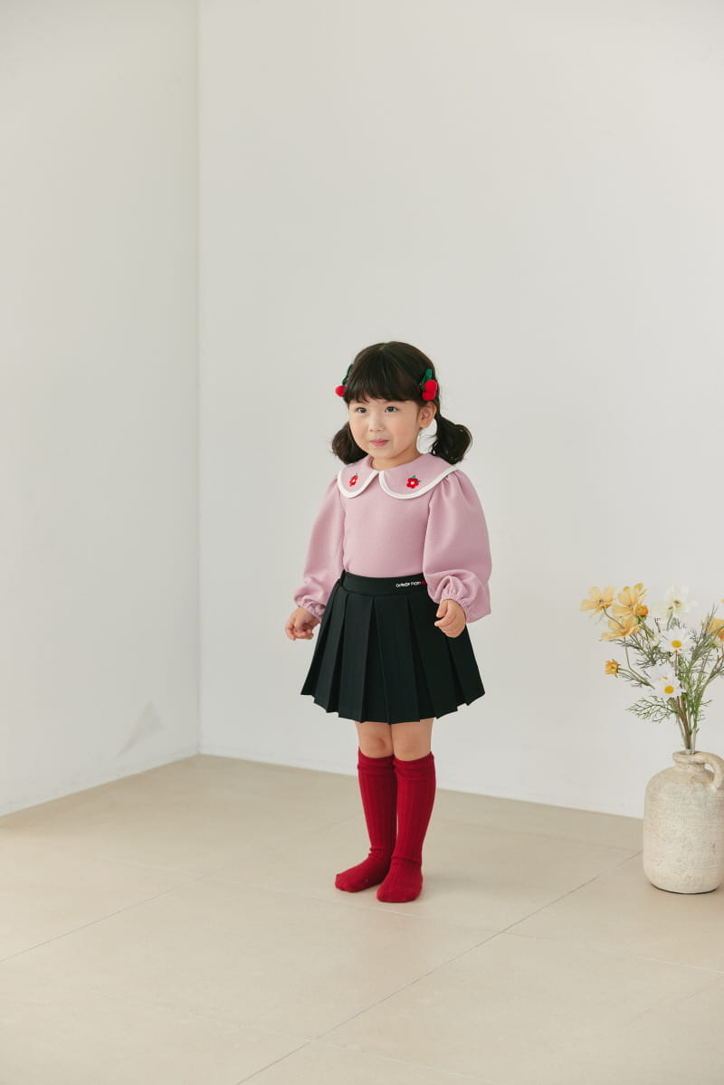 Orange Mom - Korean Children Fashion - #childofig - Flower Blouse - 9