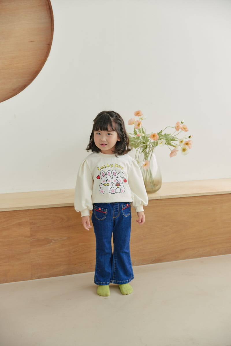 Orange Mom - Korean Children Fashion - #childofig - Rabbit Sweatshirt - 6