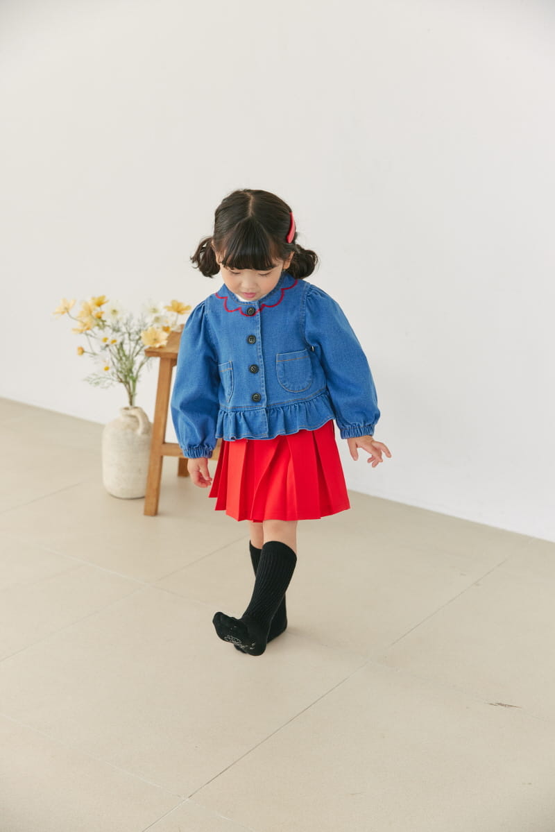 Orange Mom - Korean Children Fashion - #childofig - Cherry Skirt Pants - 10