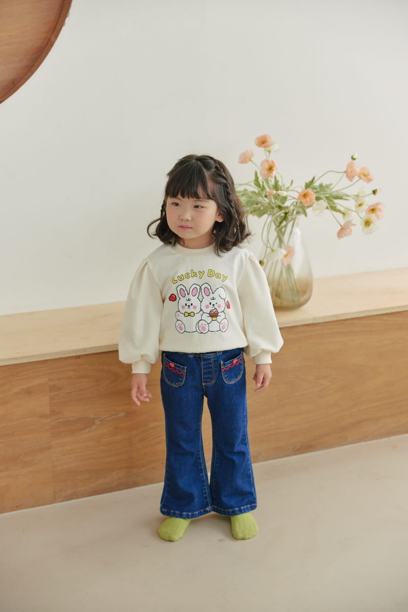 Orange Mom - Korean Children Fashion - #childofig - Heart Pants - 6