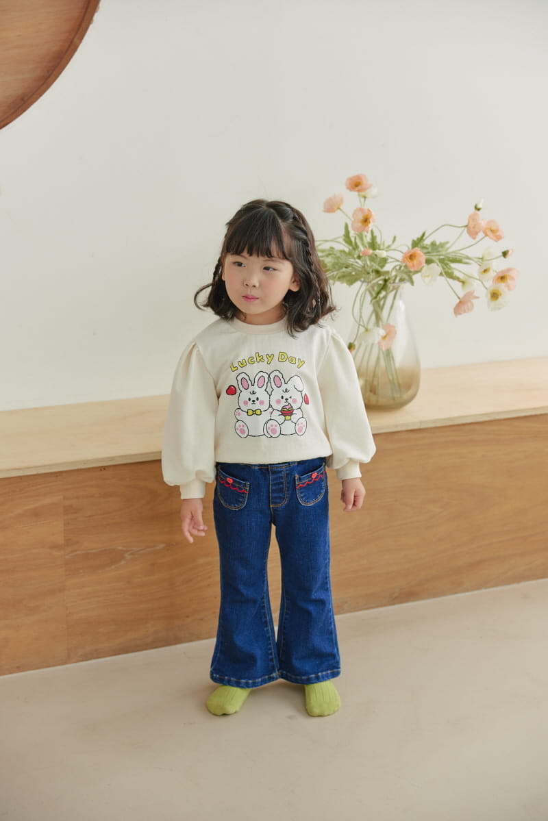 Orange Mom - Korean Children Fashion - #childofig - Heart Pants - 7