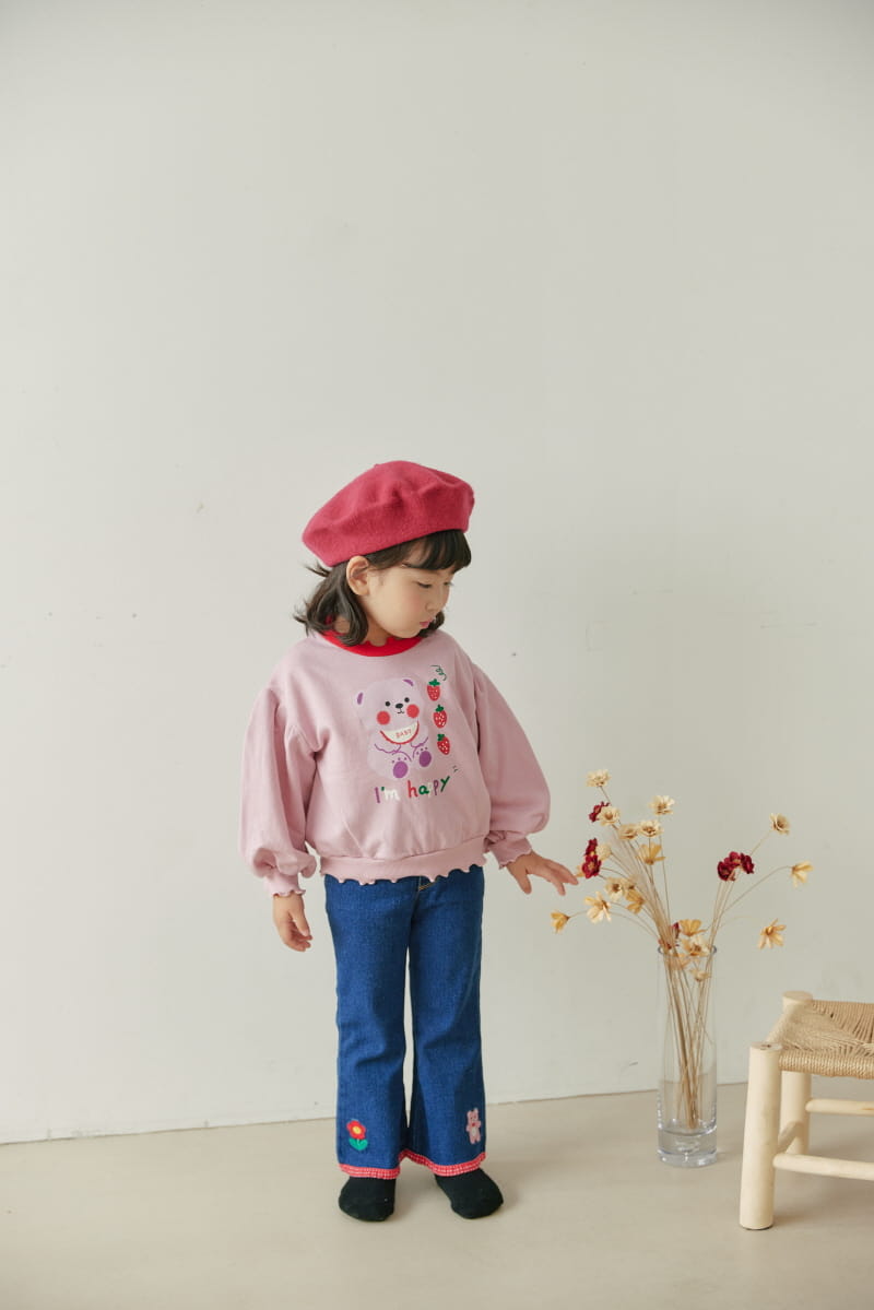 Orange Mom - Korean Children Fashion - #childrensboutique - Color Bear Pants - 10