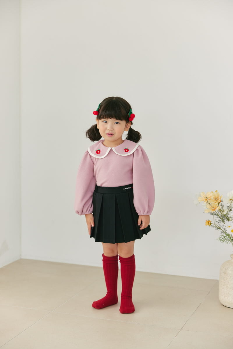 Orange Mom - Korean Children Fashion - #designkidswear - Flower Blouse - 11