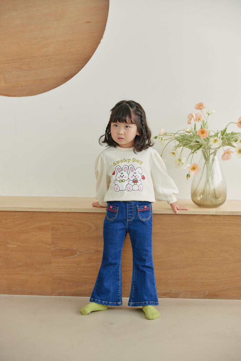 Orange Mom - Korean Children Fashion - #designkidswear - Rabbit Sweatshirt - 8