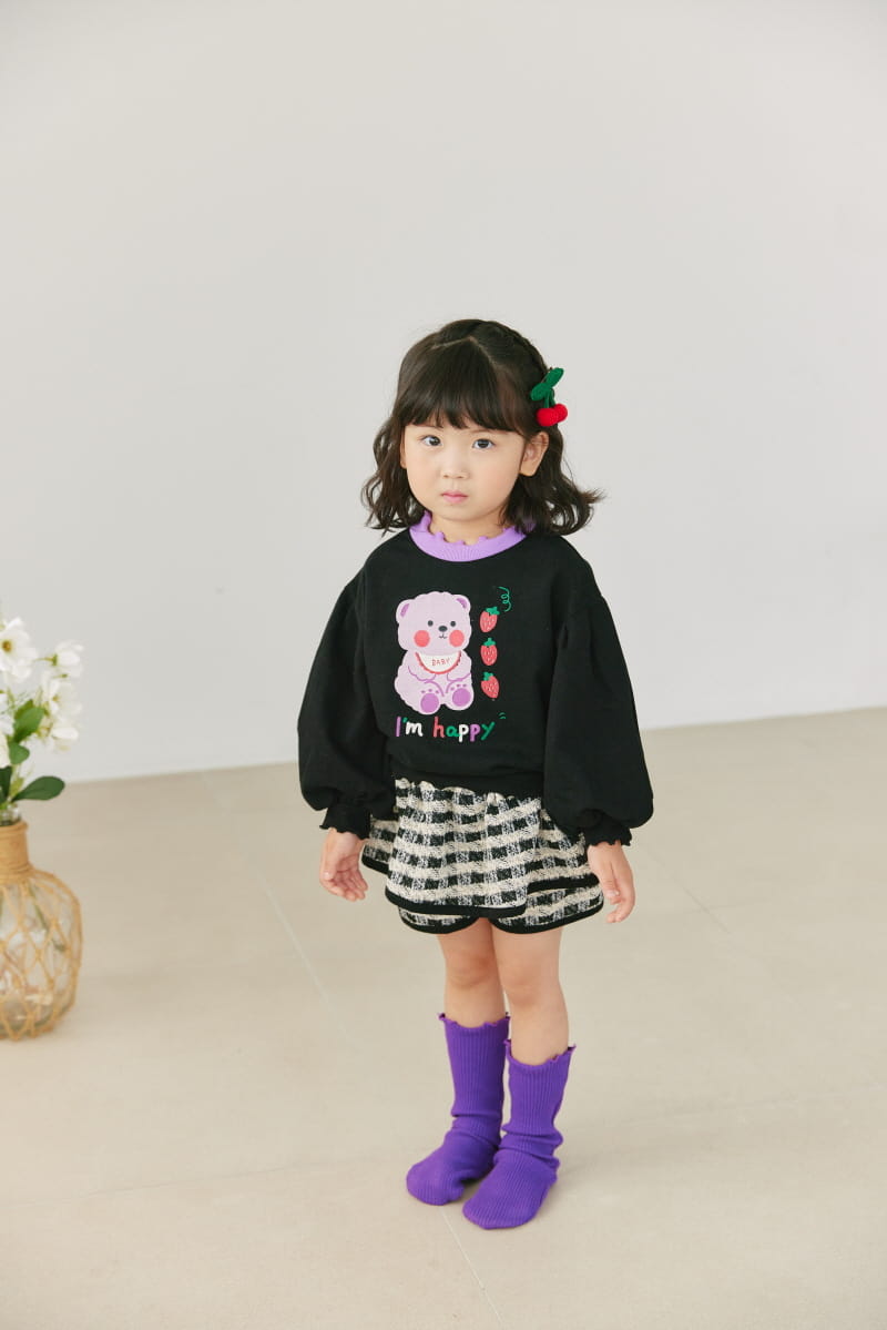 Orange Mom - Korean Children Fashion - #fashionkids - Strawberry Sweatshirt - 9