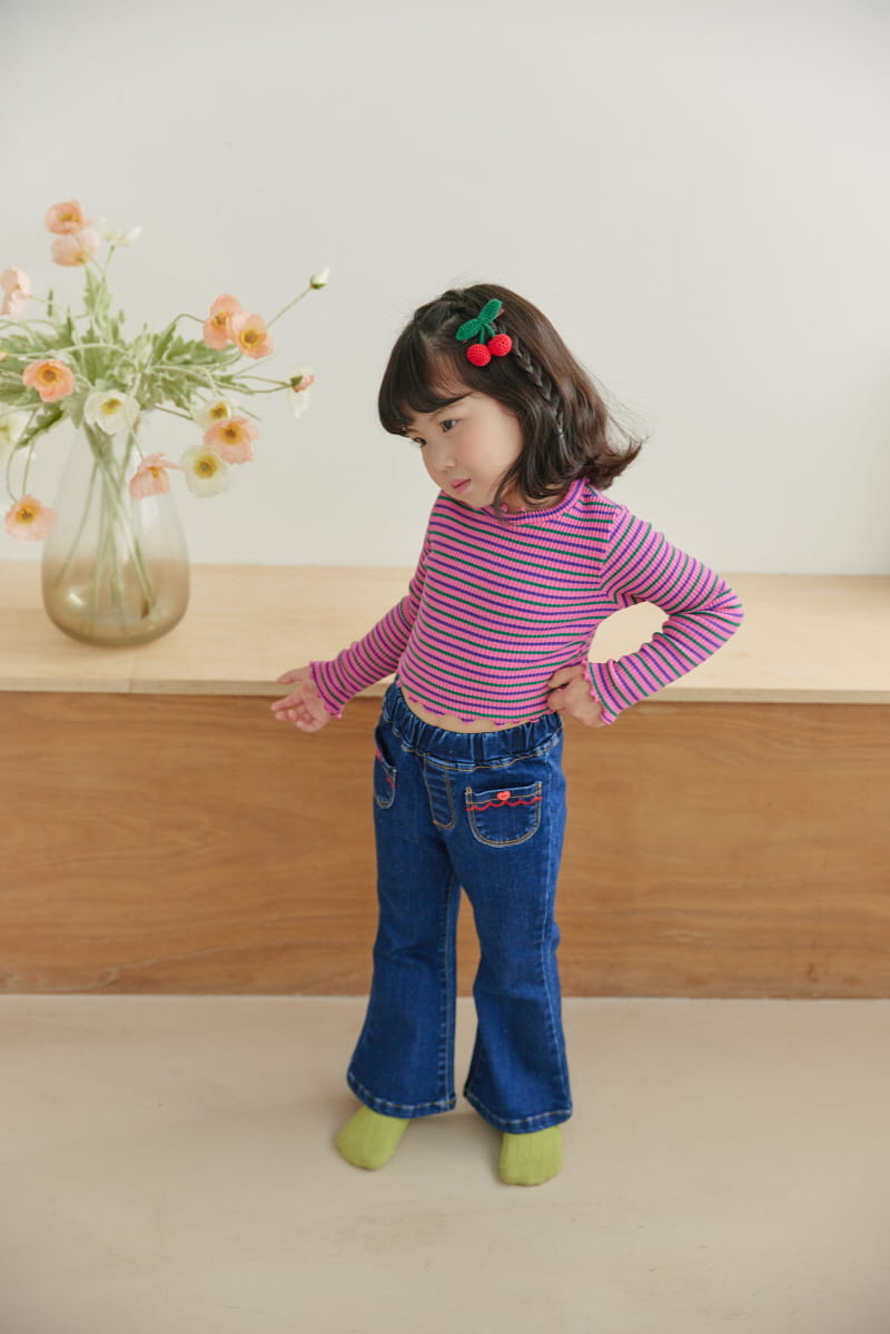 Orange Mom - Korean Children Fashion - #fashionkids - Heart Pants - 11
