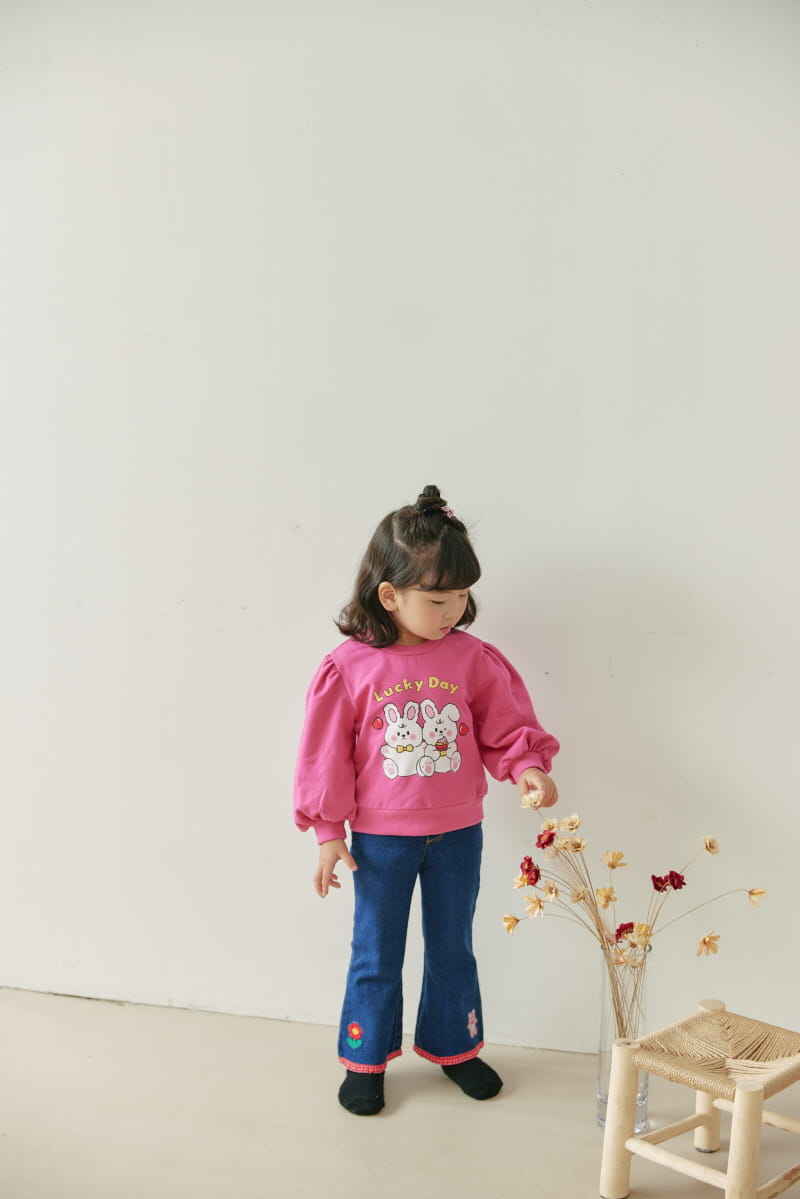 Orange Mom - Korean Children Fashion - #kidsstore - Rabbit Sweatshirt - 12