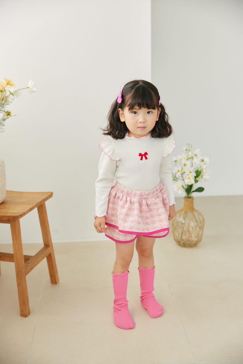 Orange Mom - Korean Children Fashion - #kidsstore - Ribbon Tee - 8