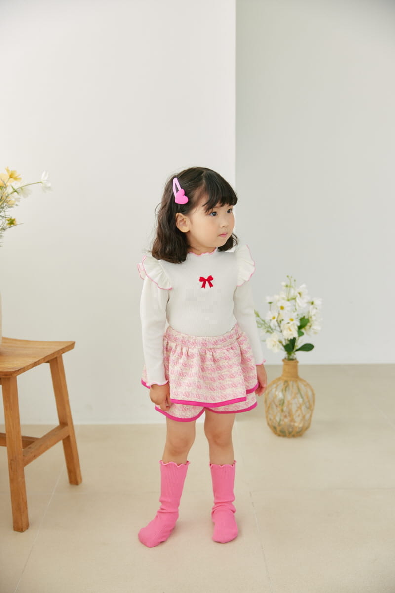 Orange Mom - Korean Children Fashion - #kidzfashiontrend - Ribbon Tee - 9