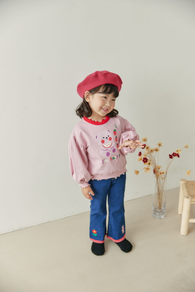 Orange Mom - Korean Children Fashion - #kidzfashiontrend - Color Bear Pants - 2