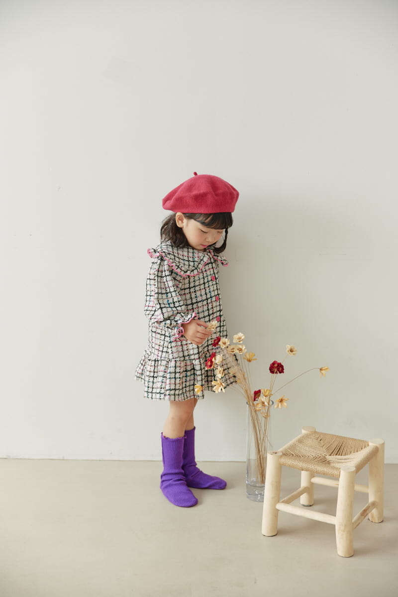 Orange Mom - Korean Children Fashion - #littlefashionista - Twid One-piece - 6