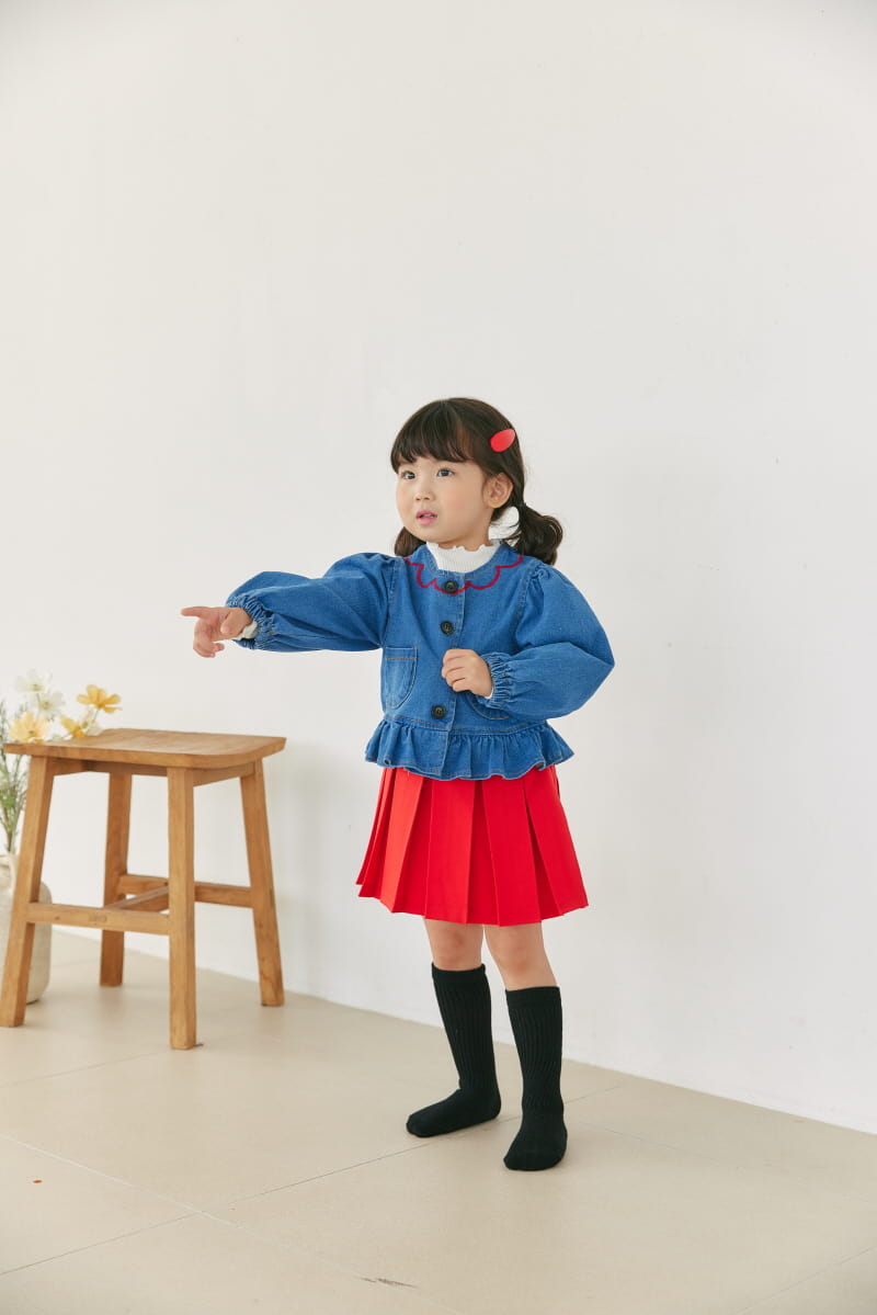 Orange Mom - Korean Children Fashion - #magicofchildhood - Frill Jacket - 6