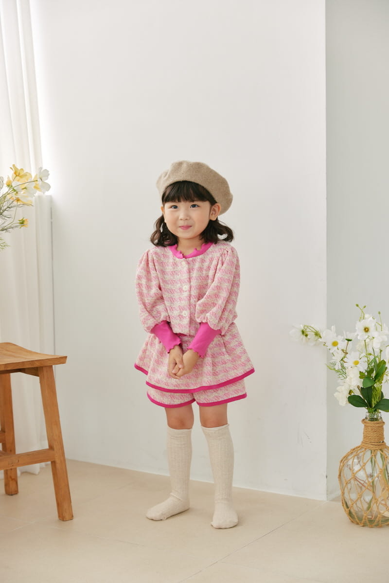 Orange Mom - Korean Children Fashion - #littlefashionista - Twid Cardigan - 4