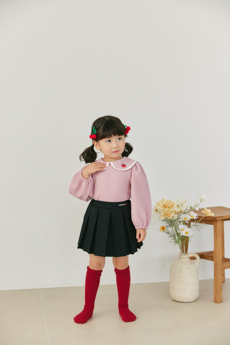 Orange Mom - Korean Children Fashion - #magicofchildhood - Flower Blouse - 3